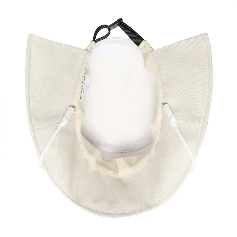 Monday Flow Ponytail Bucket Hat - Light Beige