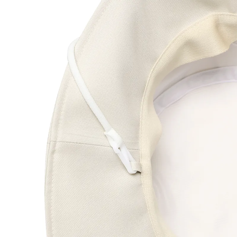 Monday Flow Ponytail Bucket Hat - Light Beige