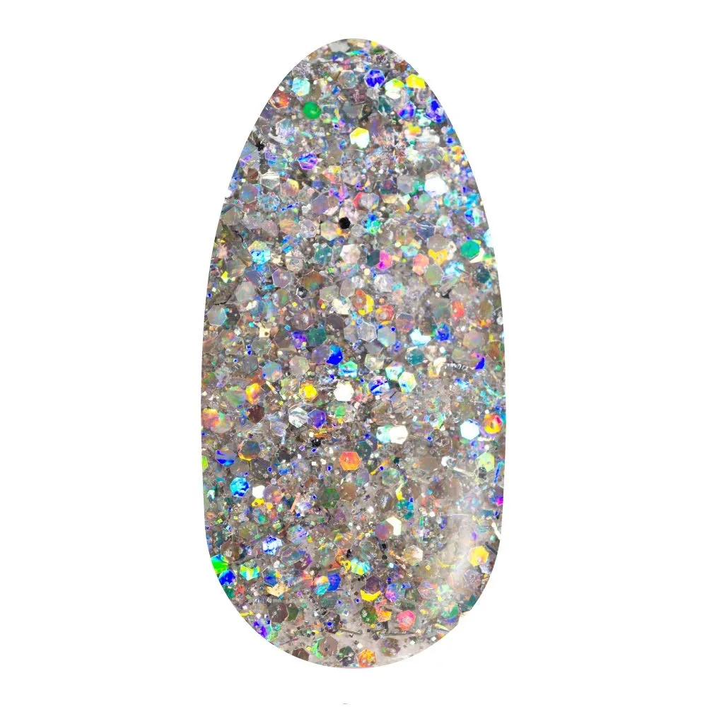 Nail DIP Powder, Glitter Color Collection, Dipping Acrylic For Any Kit or System by DipWell (GL - 16)