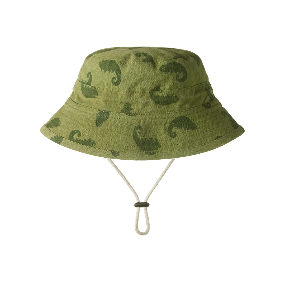 NATURE BABY BUCKET SUNHAT CHAMELEON PRINT