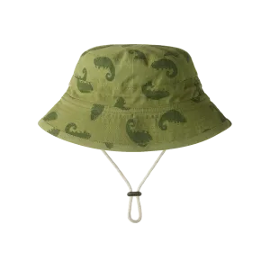 NATURE BABY BUCKET SUNHAT CHAMELEON PRINT