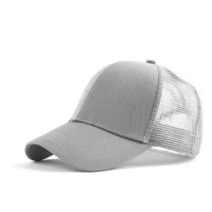 New Elegant Glitter Ponytail Baseball Caps Sequins Shining High Quality Fashionable Cap For Womens Messy Bun Adjustable Snapback Hip Hop Hat