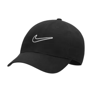 Nike - Heritage 86 Swoosh Wash Cap Black