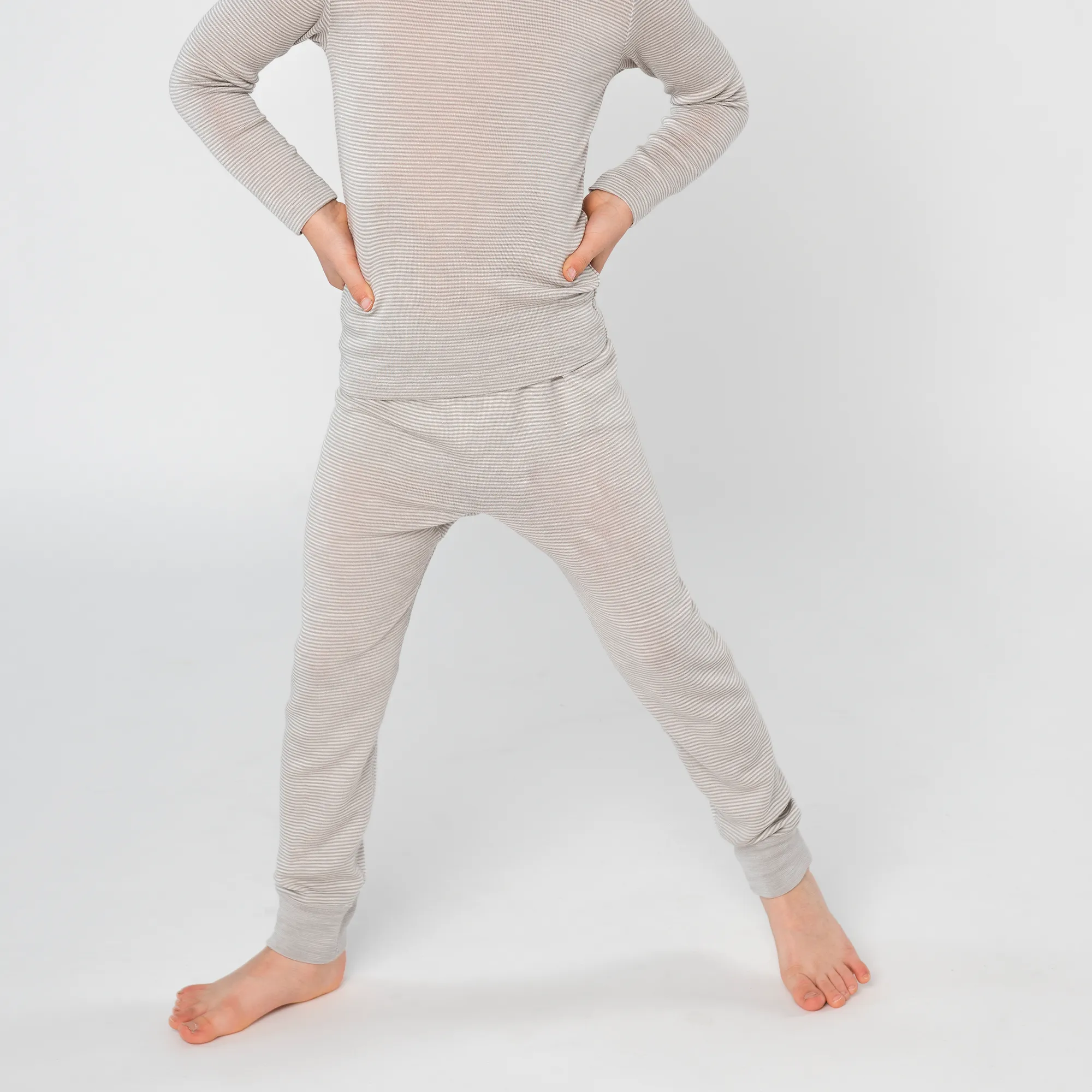Organic Wool & Silk Leggings: Kids
