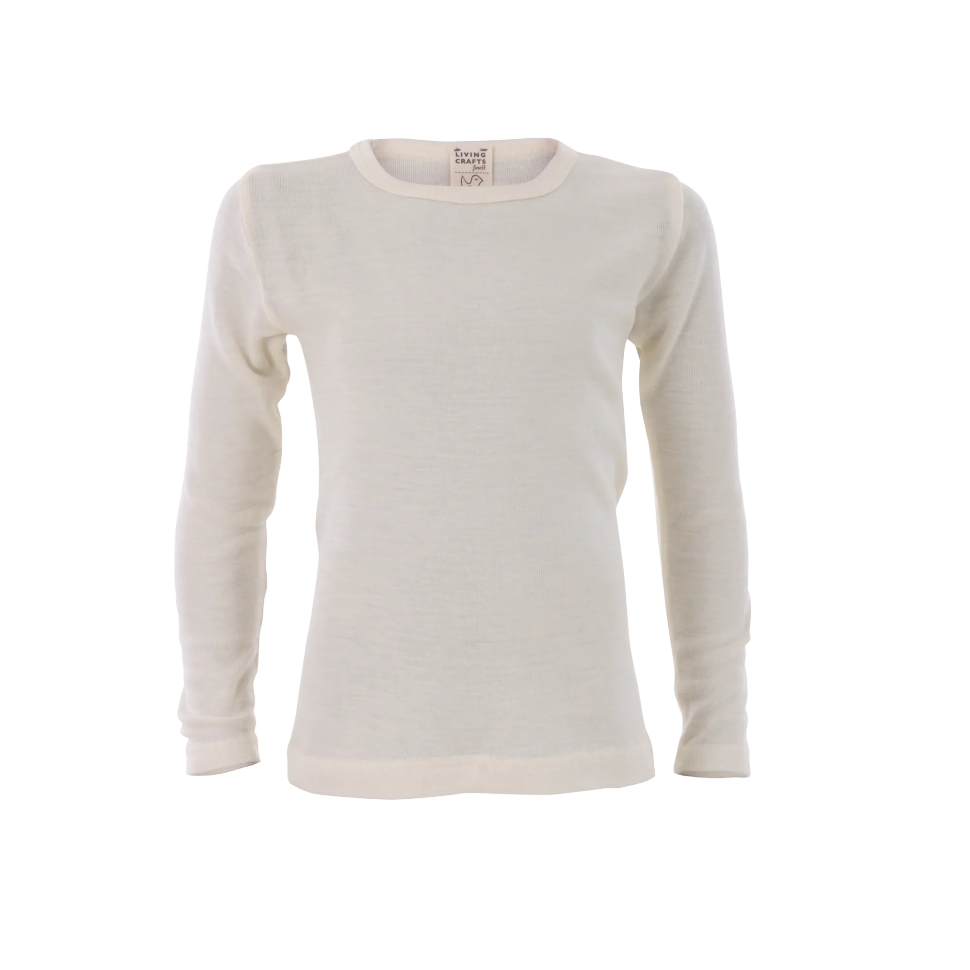 Organic Wool & Silk Long Sleeve T-shirt: Kids