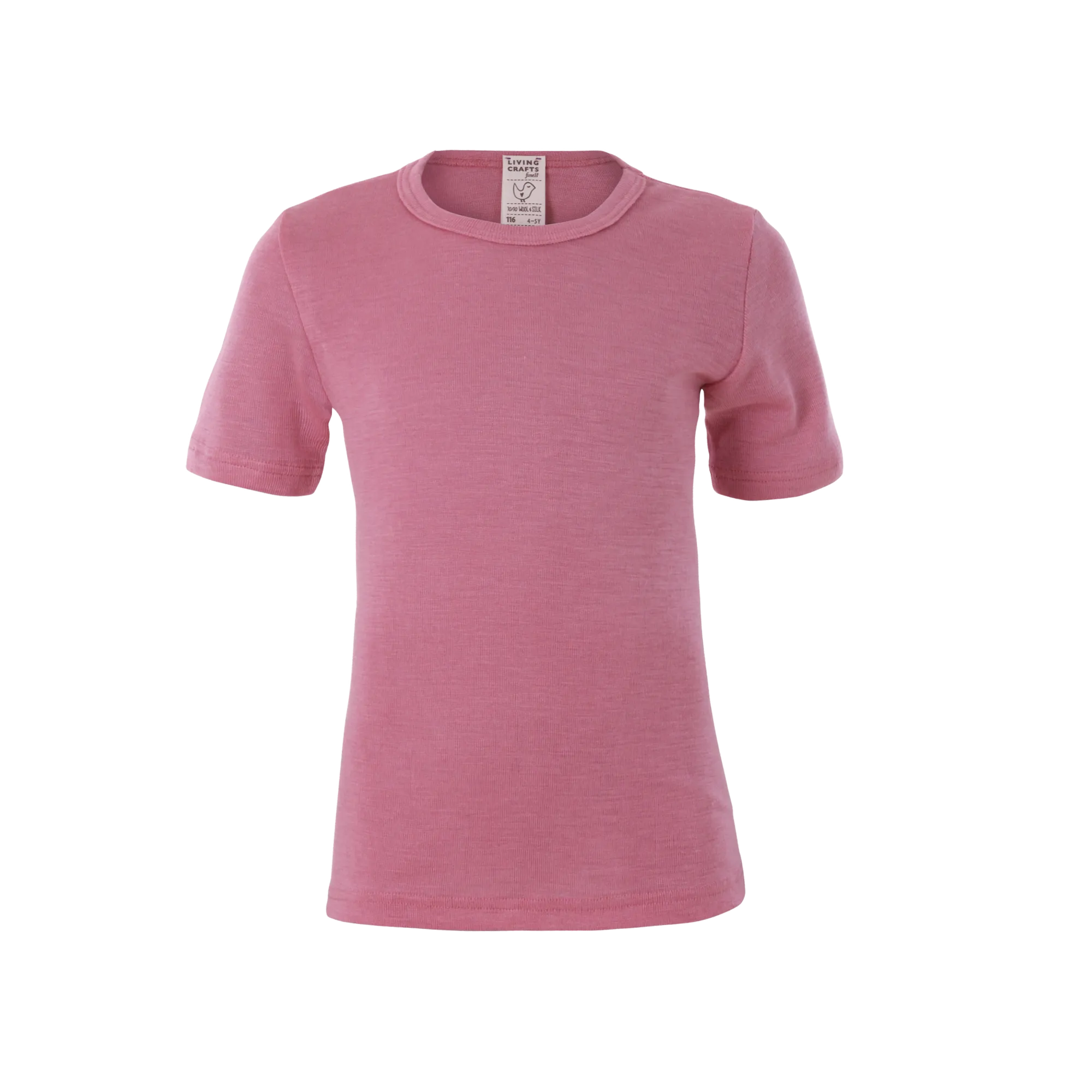 Organic Wool & Silk T-shirt: Kids