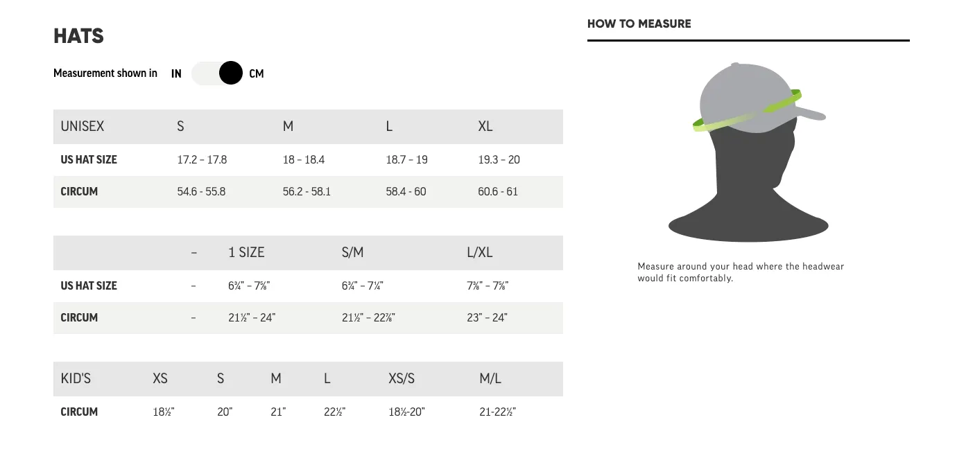 Outdoor Research Kids' Seattle Rain Hats XS/S