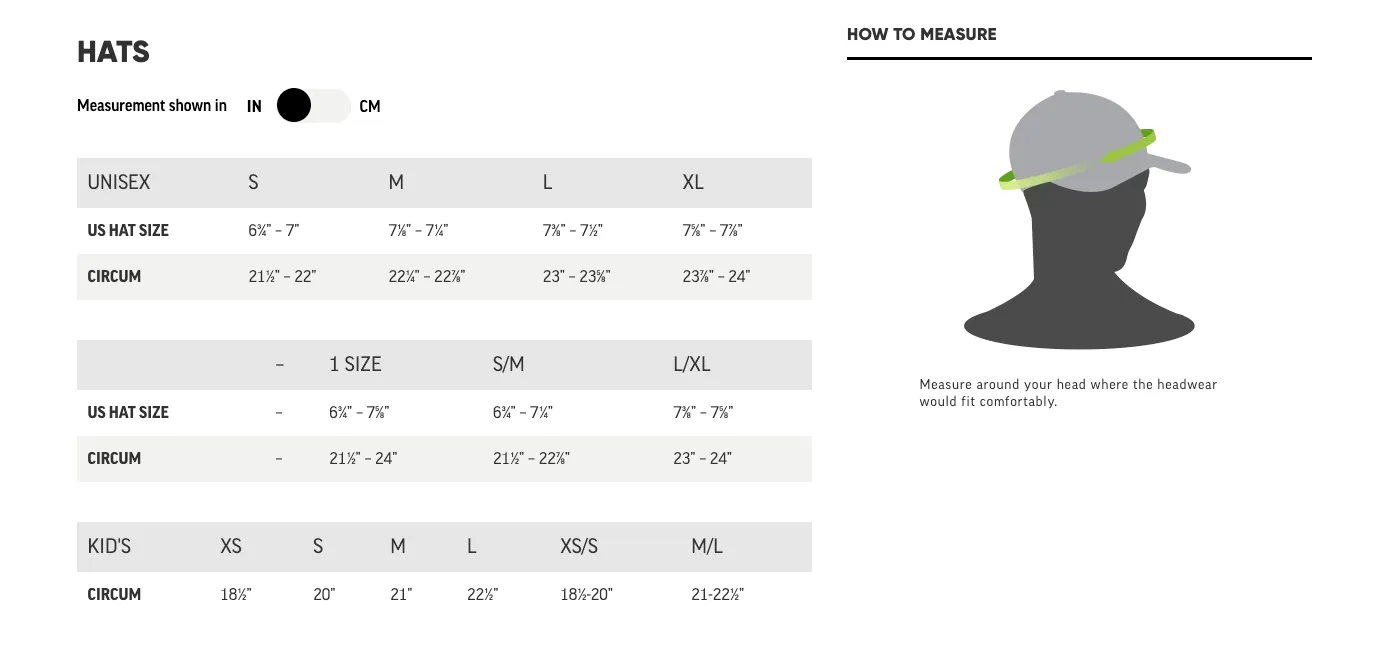 Outdoor Research Kids' Seattle Rain Hats XS/S