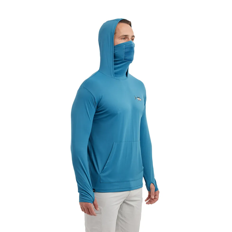 Pelagic Defcon Starboard Hooded Fishing Shirt - Ocean