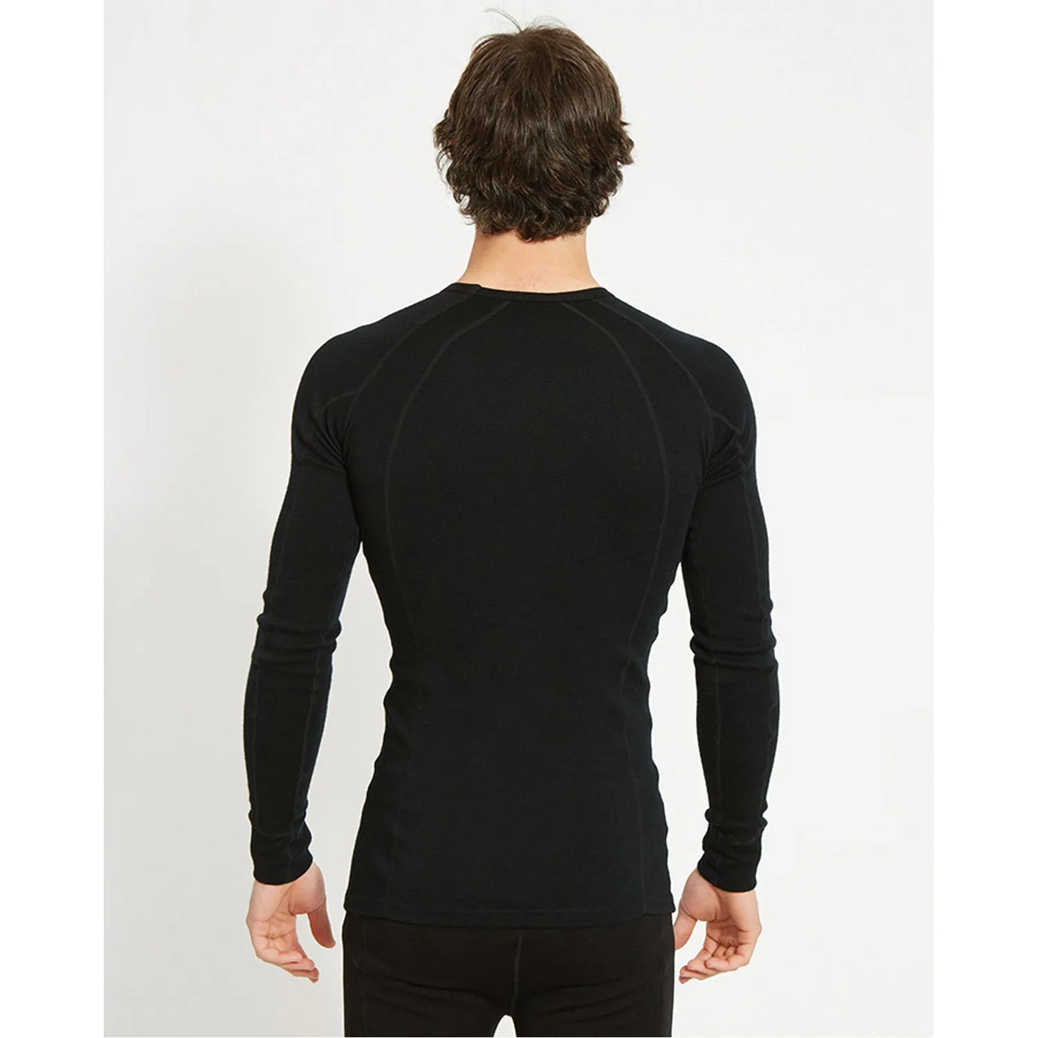 Plus Size Merino 230 Wool Unisex Long Sleeve Thermal Top
