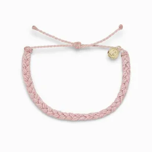 Pura Vida Braided Bracelet ~ Baby Pink