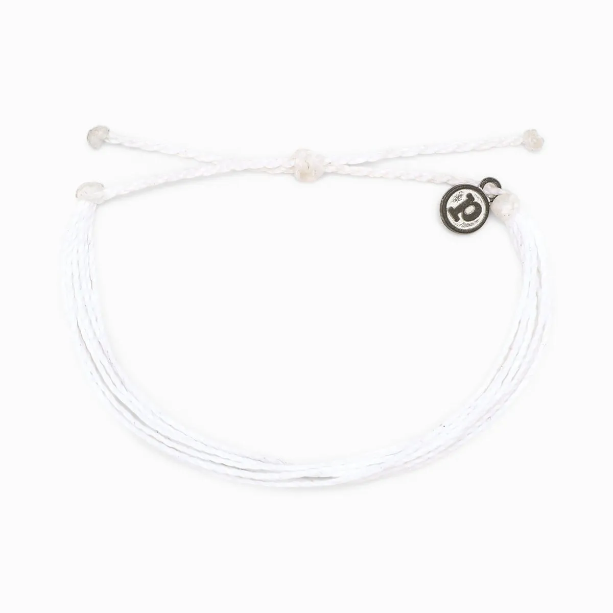 Pura Vida Solid Original Bracelet ~ White