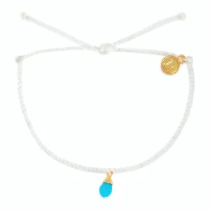 Pura Vida Water Drop Gold Charm Bracelet