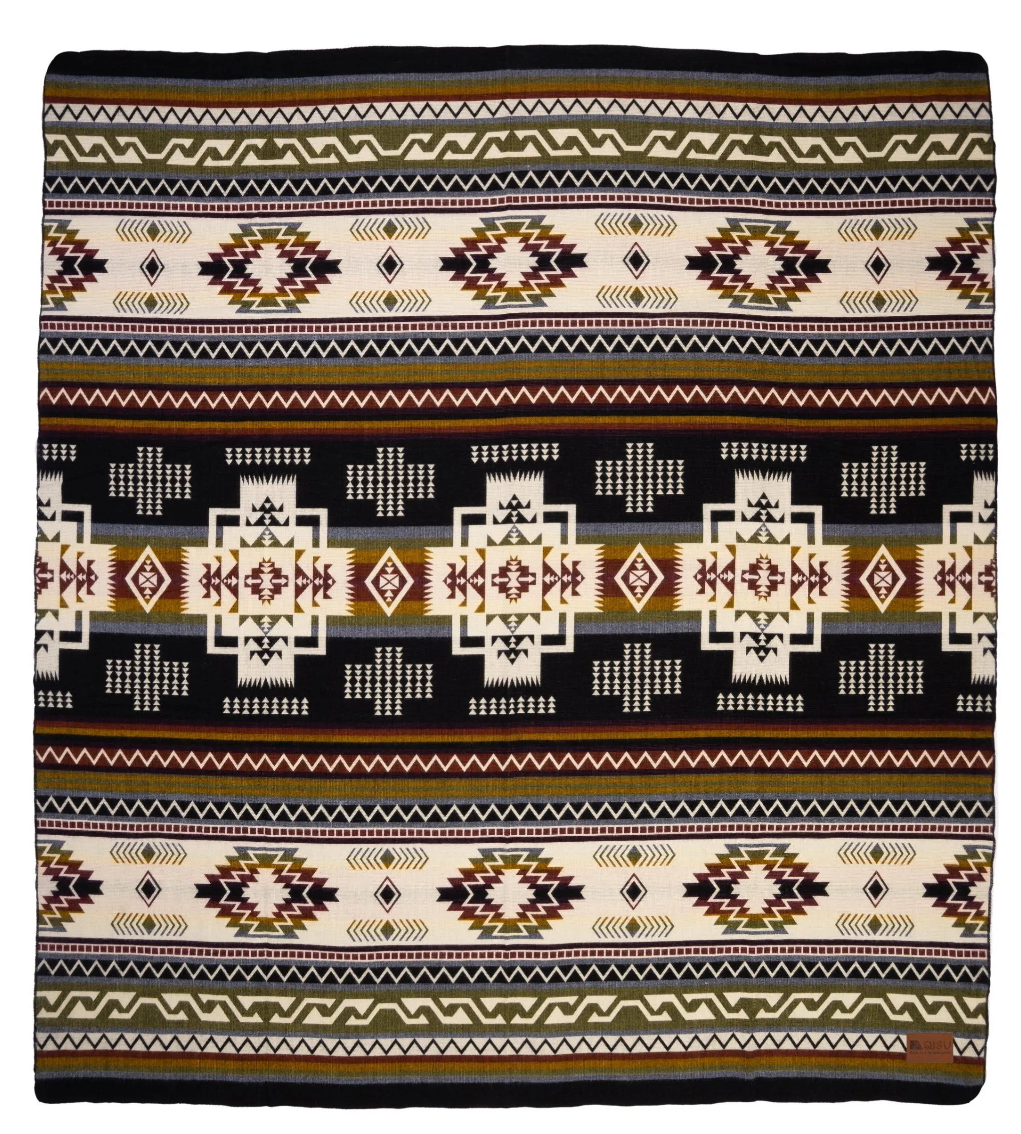 QISU Blue Footed Bobby Wool Blanket – Luxurious Handmade Wool Throw, Perfect Gift for Any Occasion