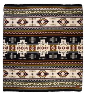 QISU Blue Footed Bobby Wool Blanket – Luxurious Handmade Wool Throw, Perfect Gift for Any Occasion