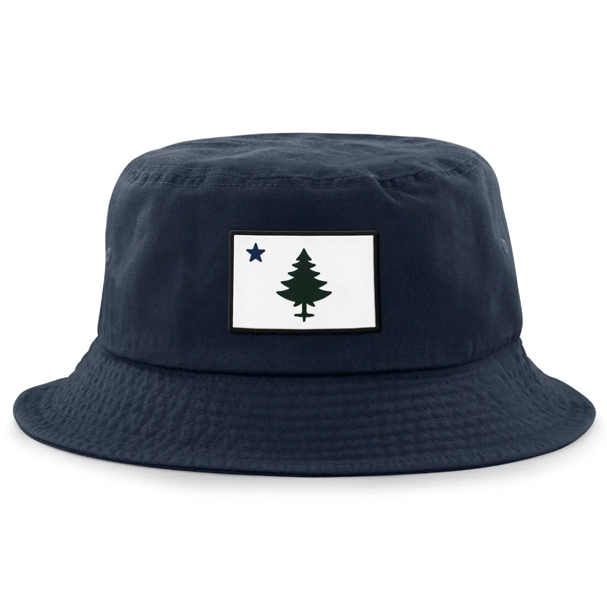 Retro Maine Flag PVC Bucket Hat
