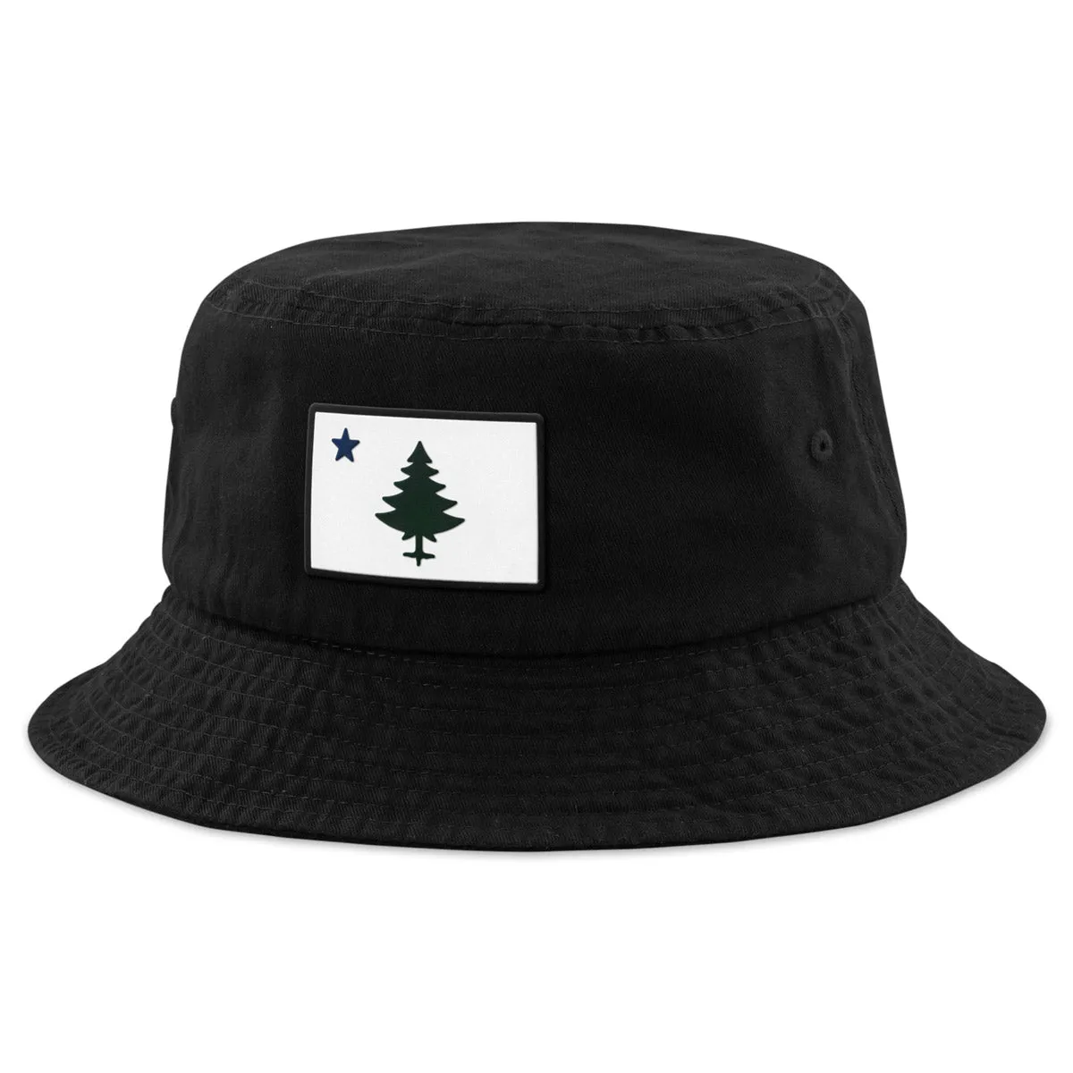 Retro Maine Flag PVC Bucket Hat