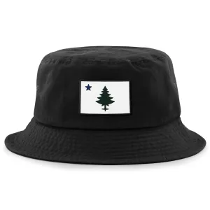 Retro Maine Flag PVC Bucket Hat