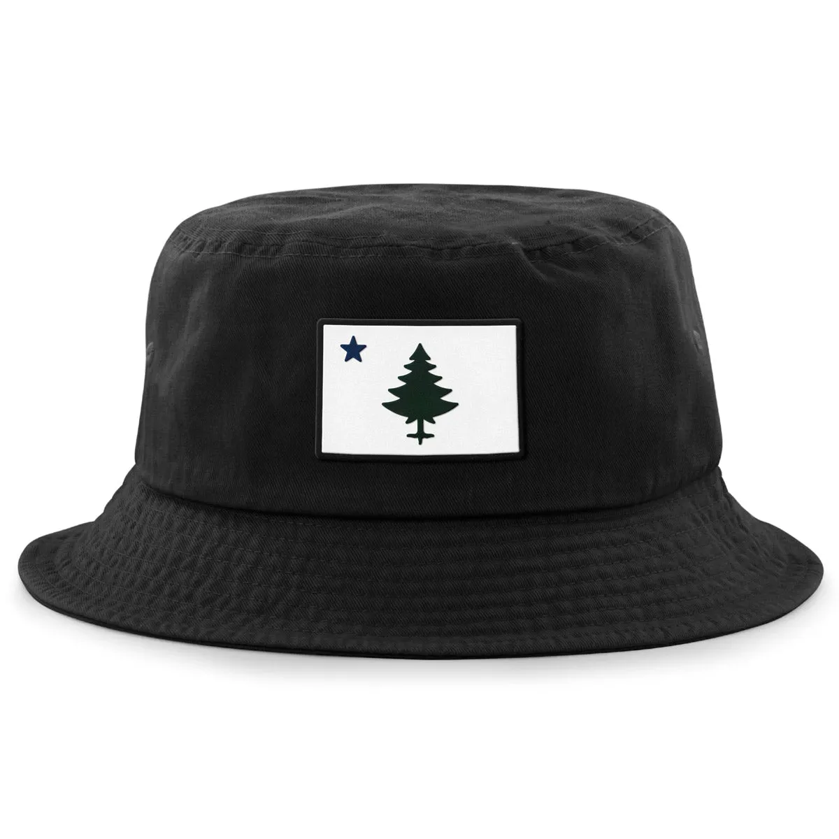 Retro Maine Flag PVC Bucket Hat