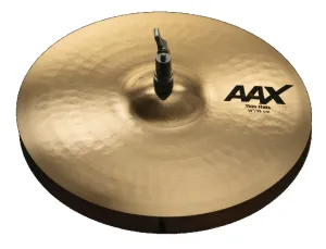 SABIAN 21401XC/2B 14" AAX Thin Bottom Hi Hat Cymbal Only Brilliant Finish Made In Canada