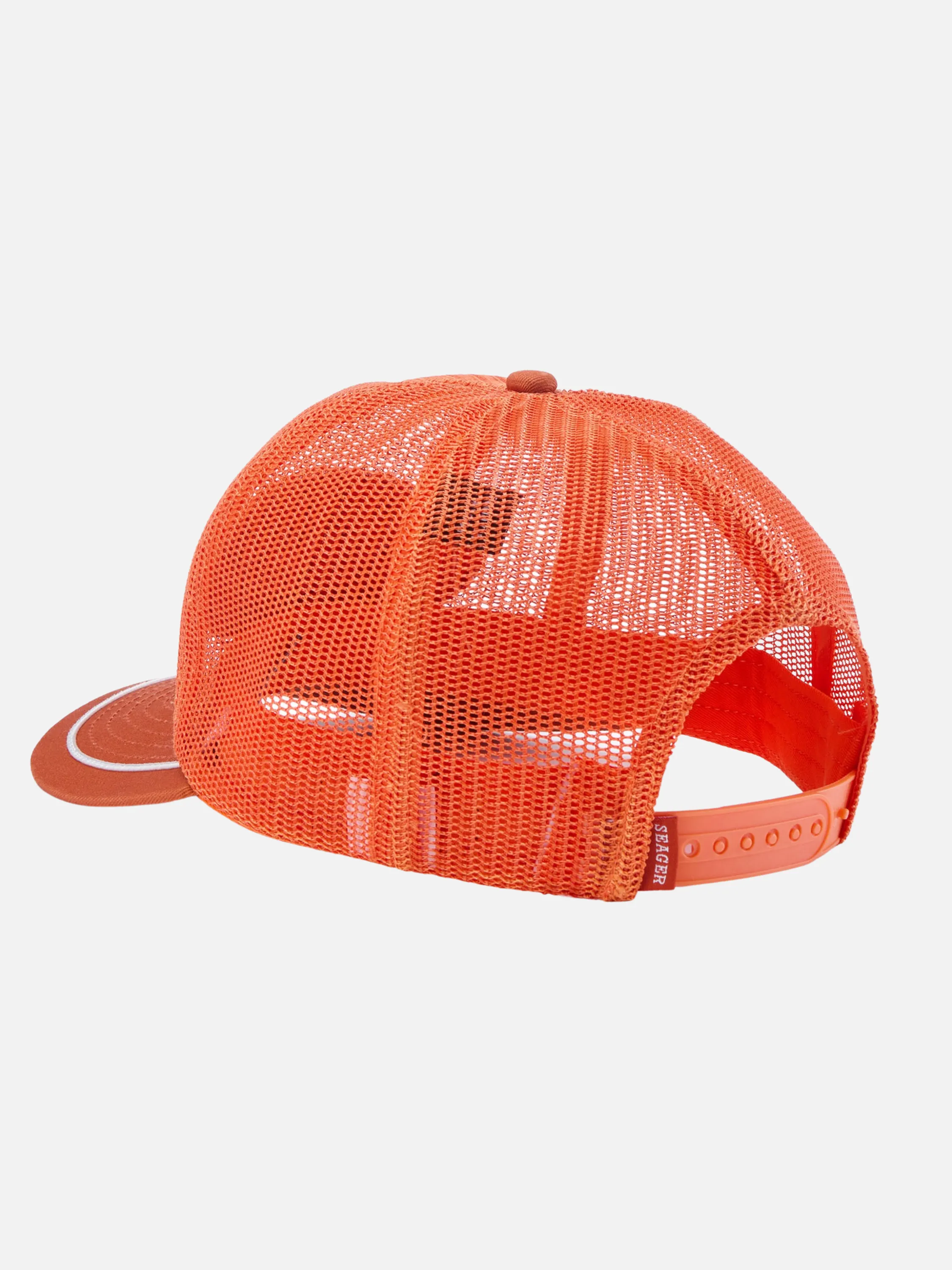 Seager Old Town All Mesh Snapback - Blaze Orange