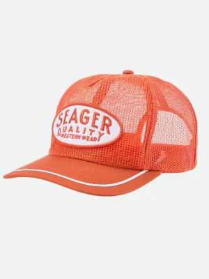 Seager Old Town All Mesh Snapback - Blaze Orange
