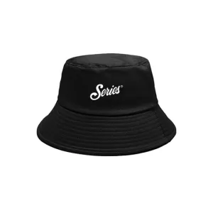 SERIES WORLD SCRIPT LOGO BUCKET - BLACK