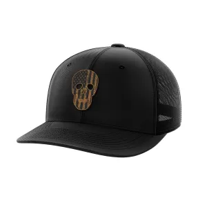 Skull Flag Bamboo Patch Hat