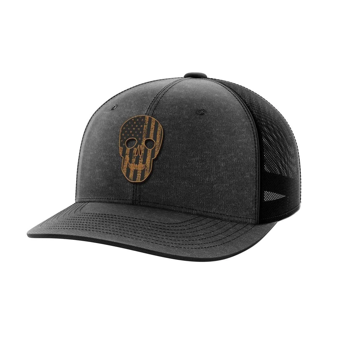 Skull Flag Bamboo Patch Hat