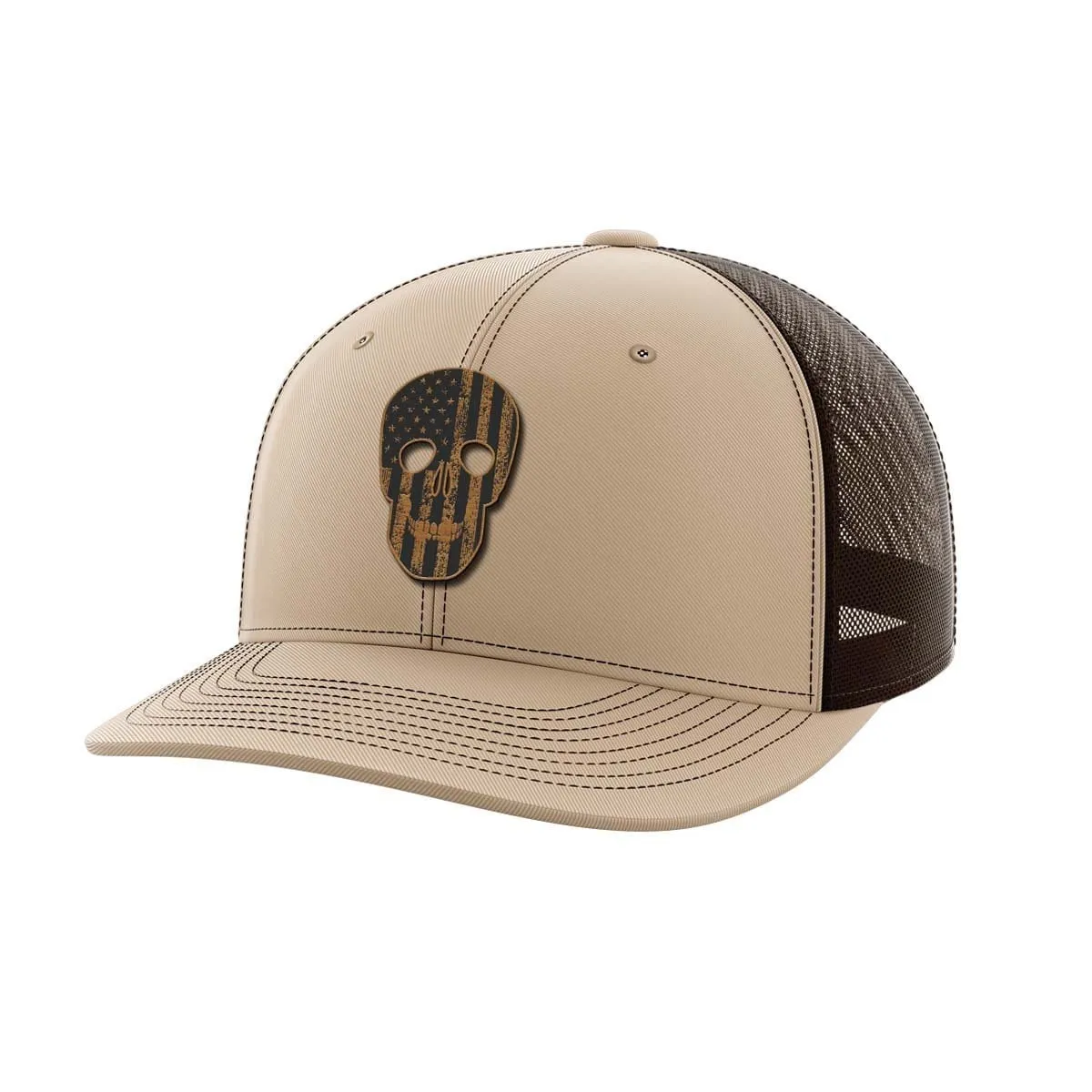 Skull Flag Bamboo Patch Hat
