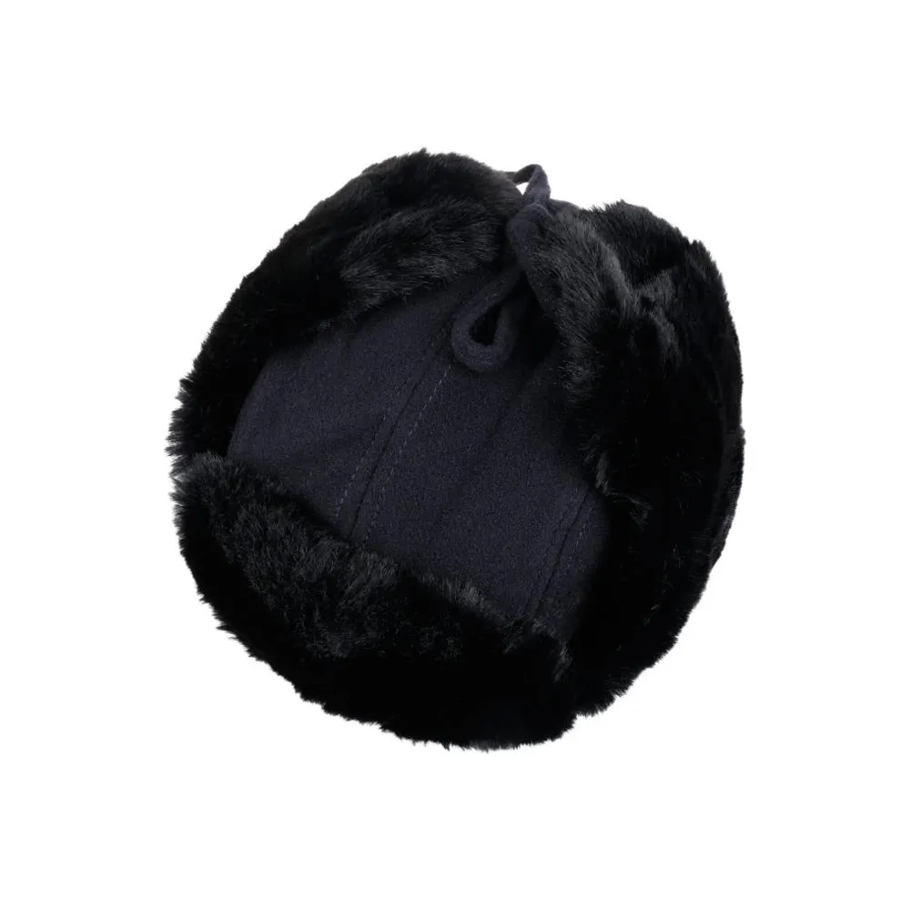 Stetson - Barnaco Wool Aviator Hat - Beanie - Navy