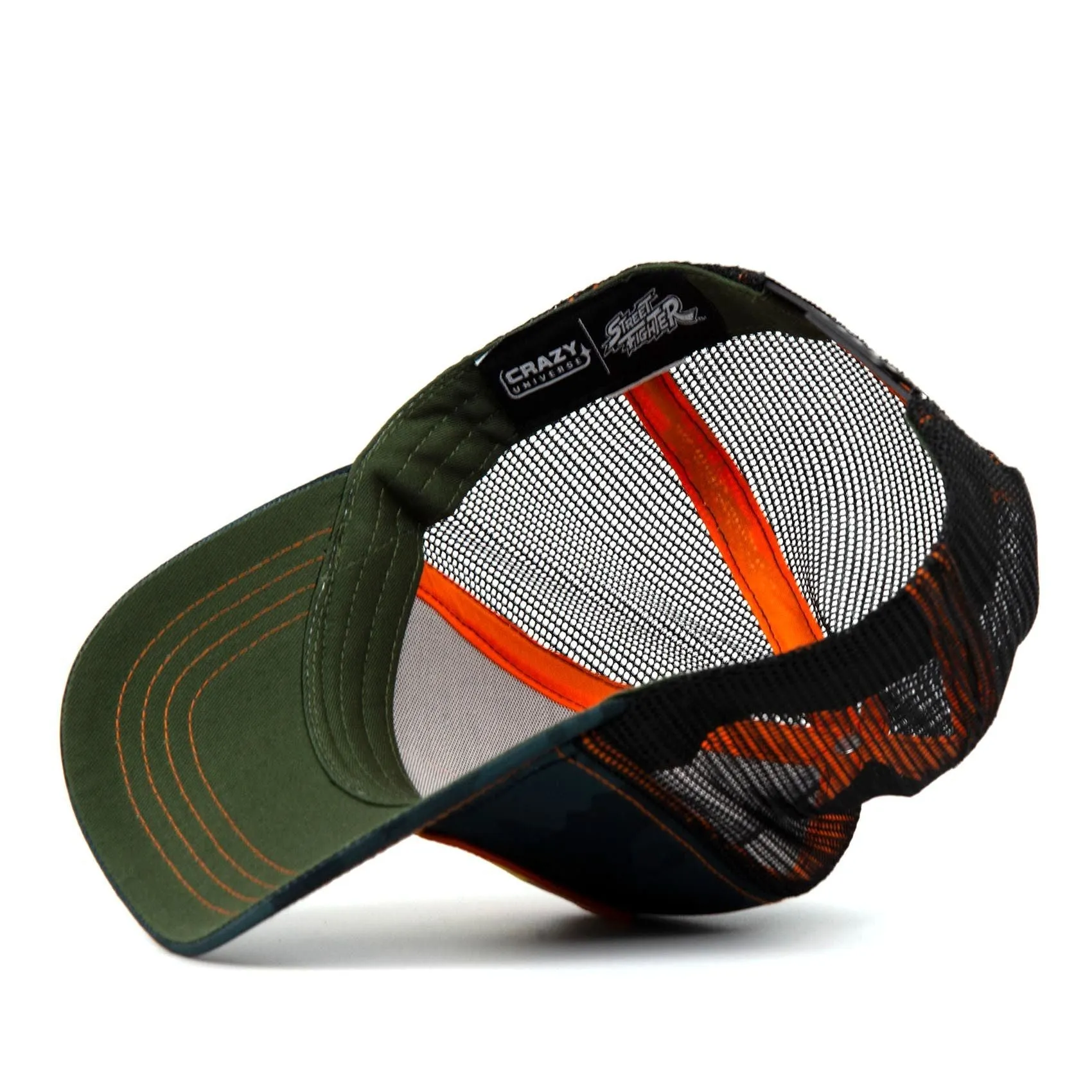 STREET FIGHTER Blanka Trucker Hat Camo