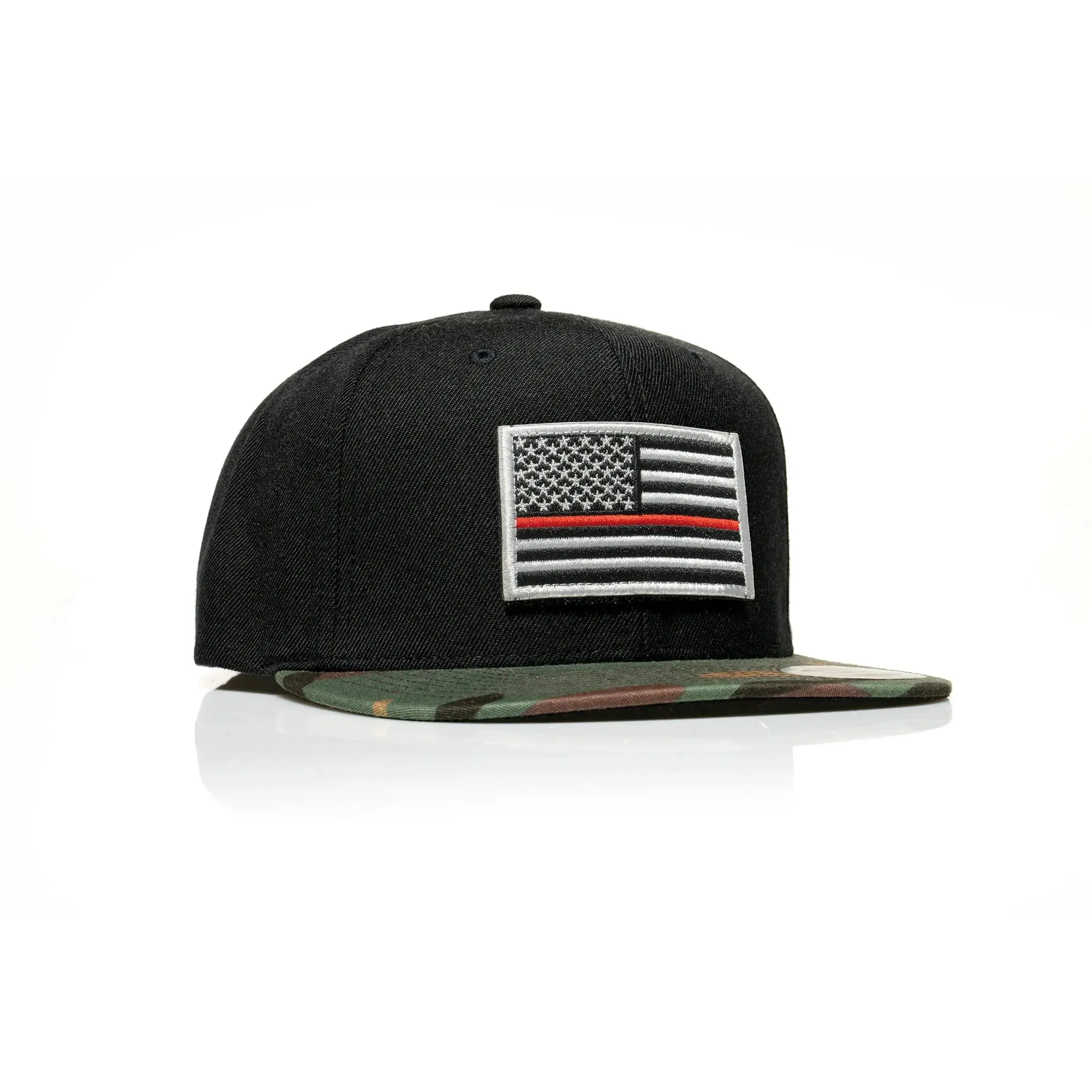 Thin Red Line Patch Snapback
