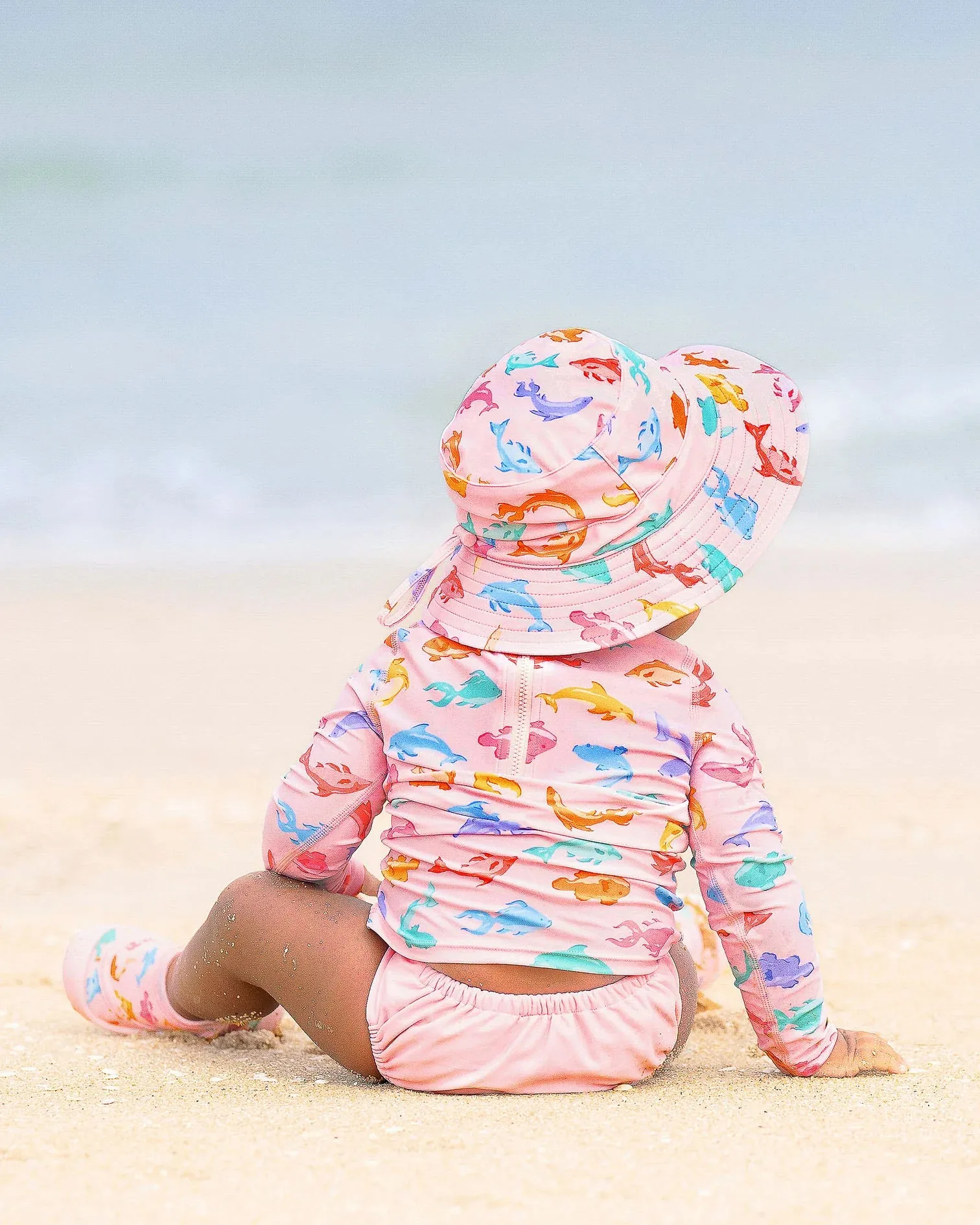 TOSHI BABY SWIM BABY SUNHAT DISHY FISHY