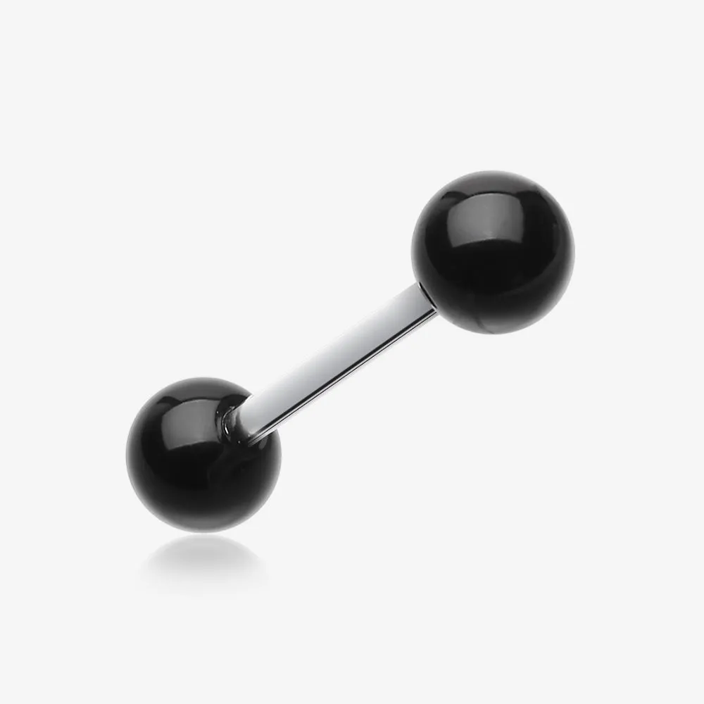 UV Acrylic Barbell Tongue Ring