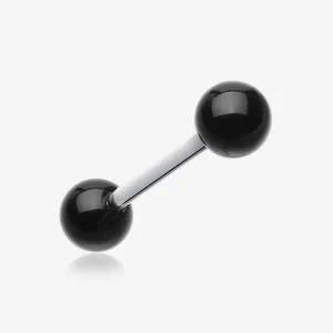 UV Acrylic Barbell Tongue Ring
