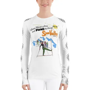 Vintage Skier Class Sun Valley Sun Long Sleeve Top