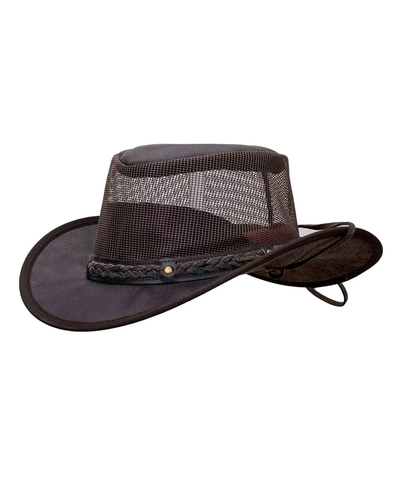 Wagga Wagga with Mesh Leather Hat