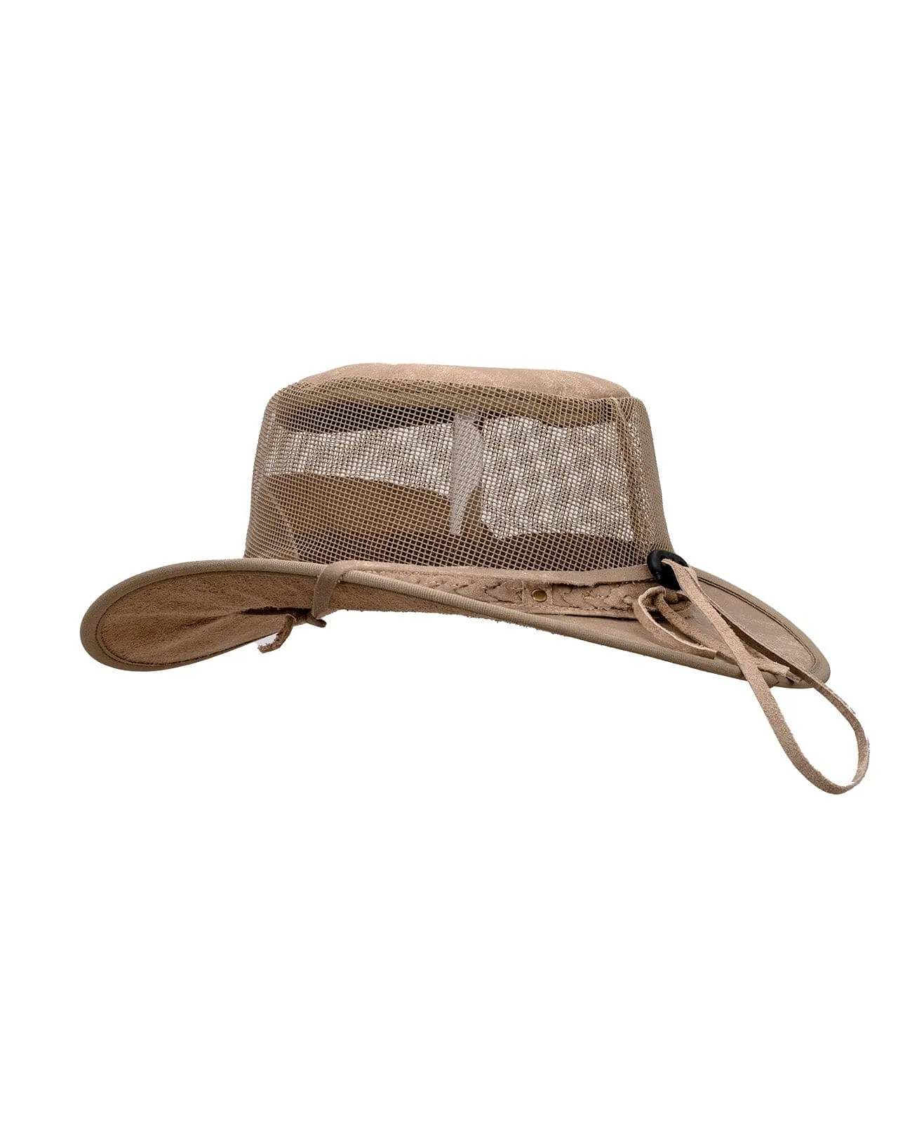 Wagga Wagga with Mesh Leather Hat