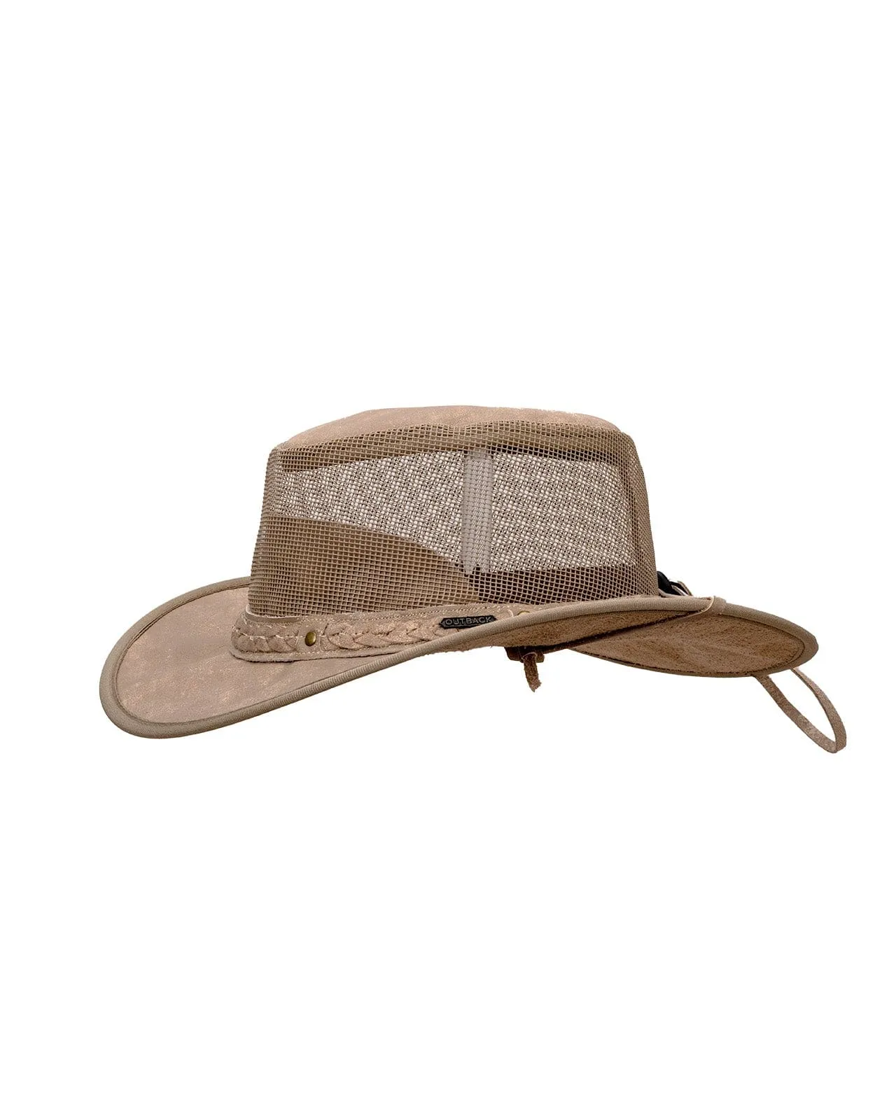 Wagga Wagga with Mesh Leather Hat