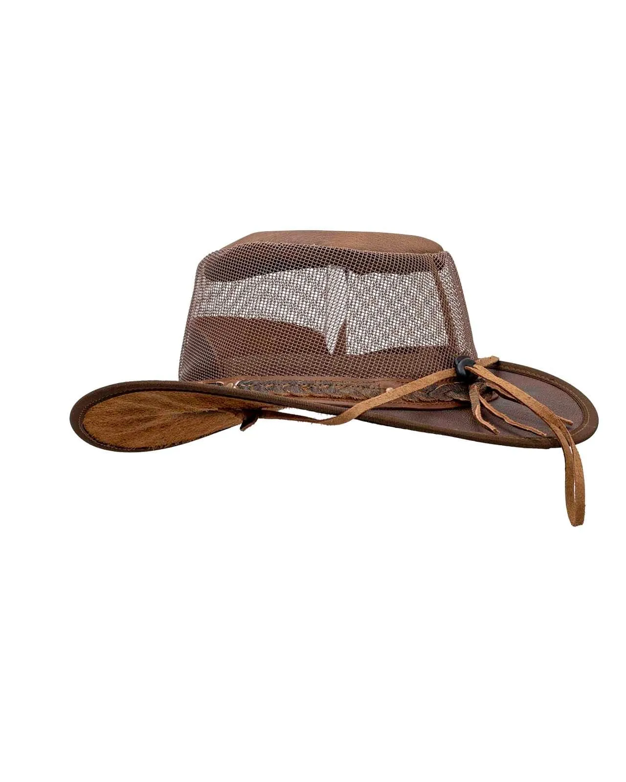 Wagga Wagga with Mesh Leather Hat