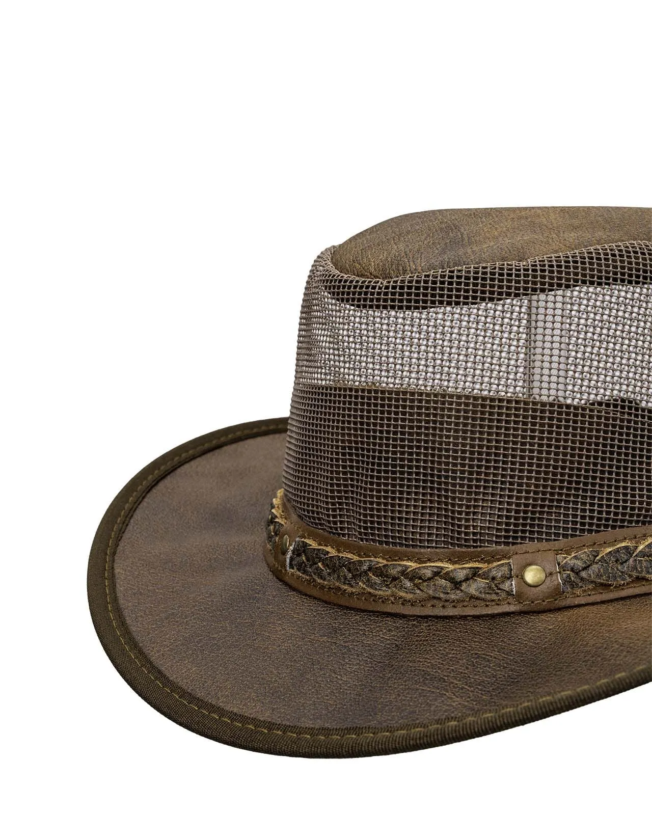 Wagga Wagga with Mesh Leather Hat