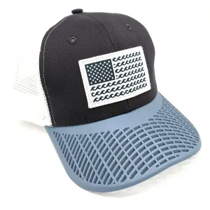 'Wave' Trucker Hat - Grey/Dusk