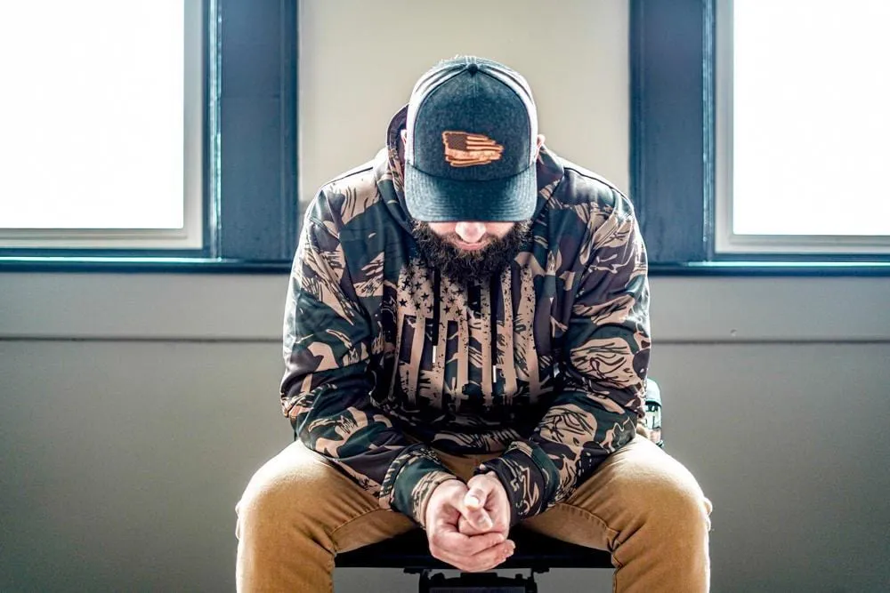 We The People Leather Patch Hat