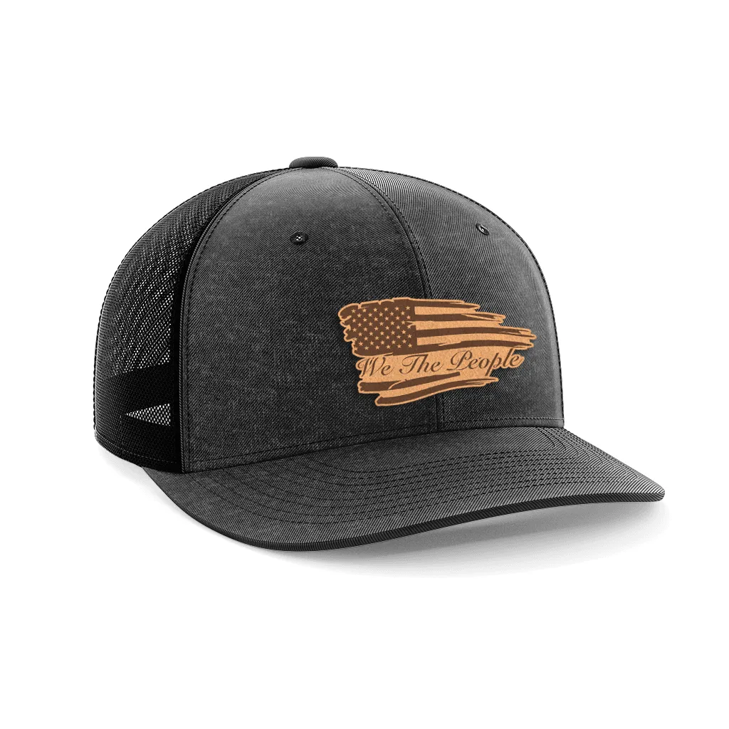 We The People Leather Patch Hat