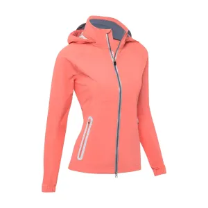 Zero Restriction Hooded Olivia Jacket - Papaya